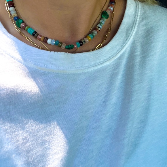 Natural stones necklace - Picture 4 of 5